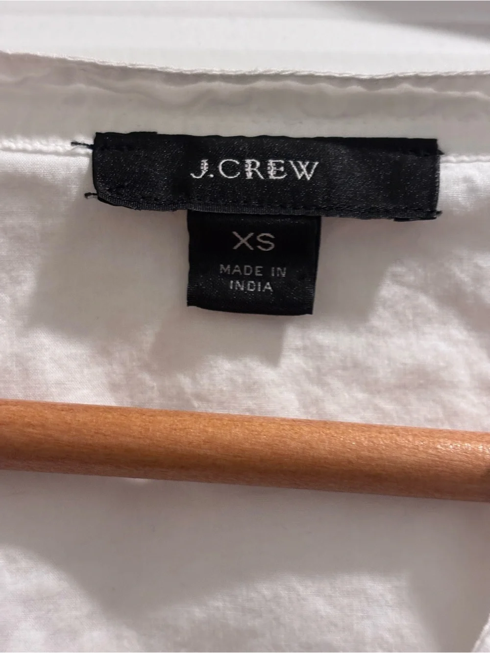 J. Crew White Long-Sleeve Button Down Shirt